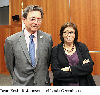 Dean Johnson and Linda Greenhouse