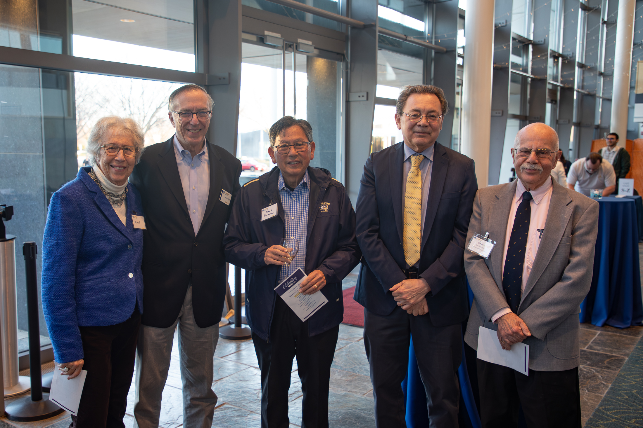 Members of the King Hall community.