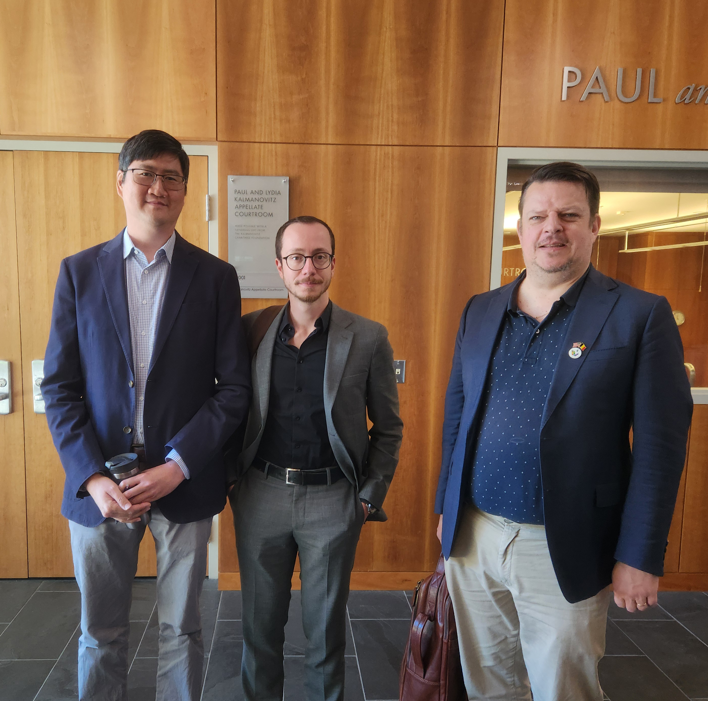 Peter Lee, Jérôme De Cooman, Didier Mattivi