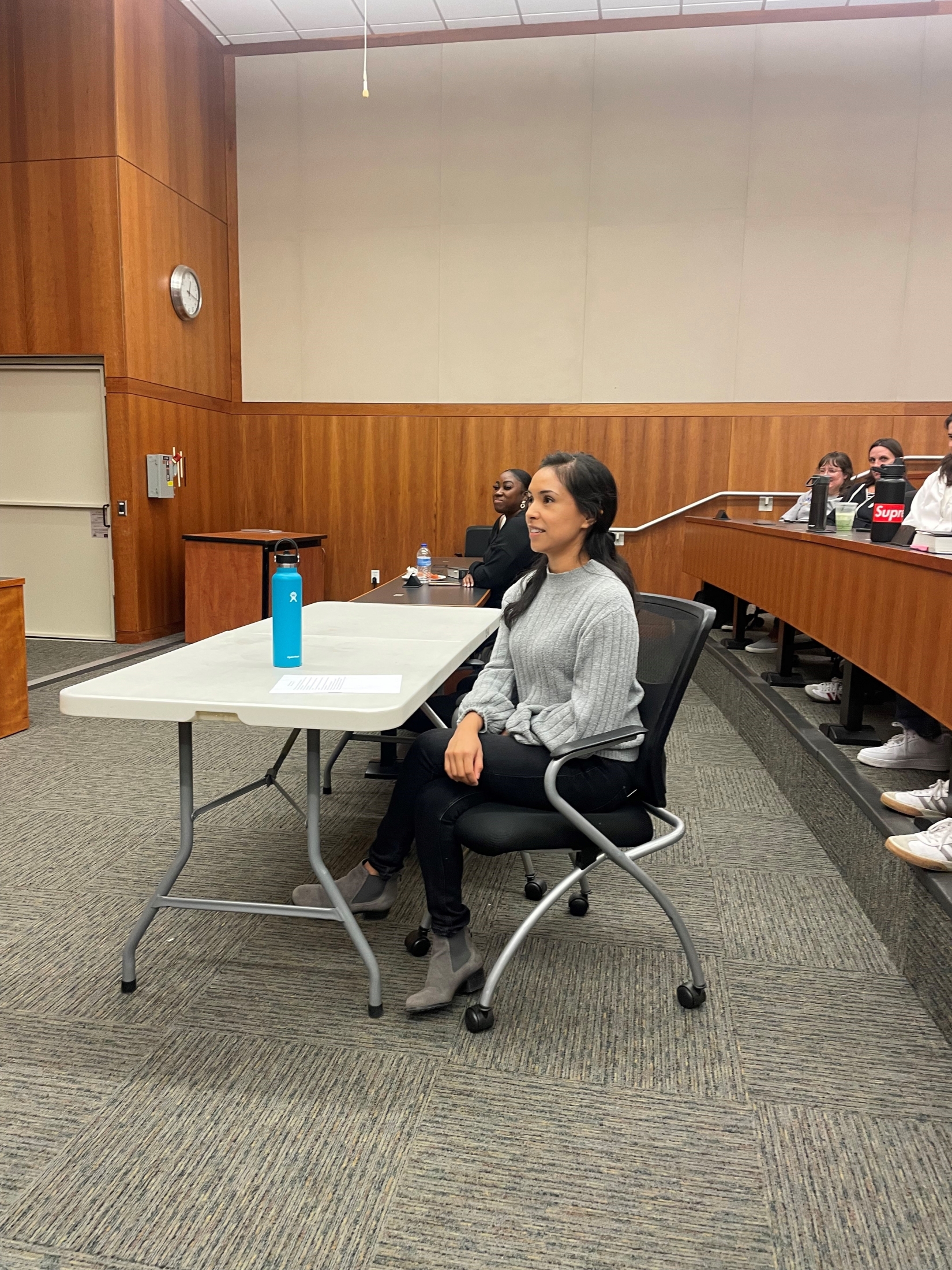 Second-year student Kim Martinez