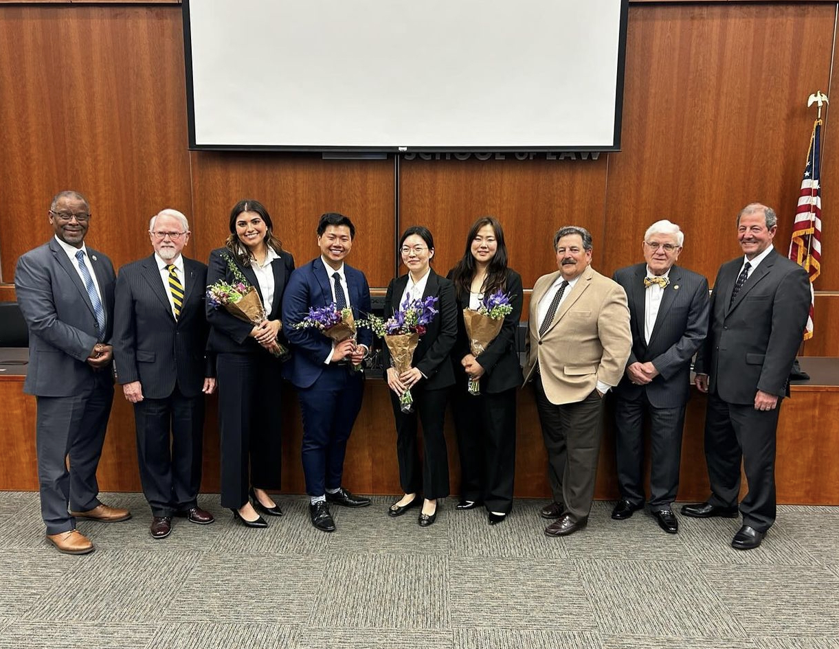 The 2024 Moot Court participants with the judges.