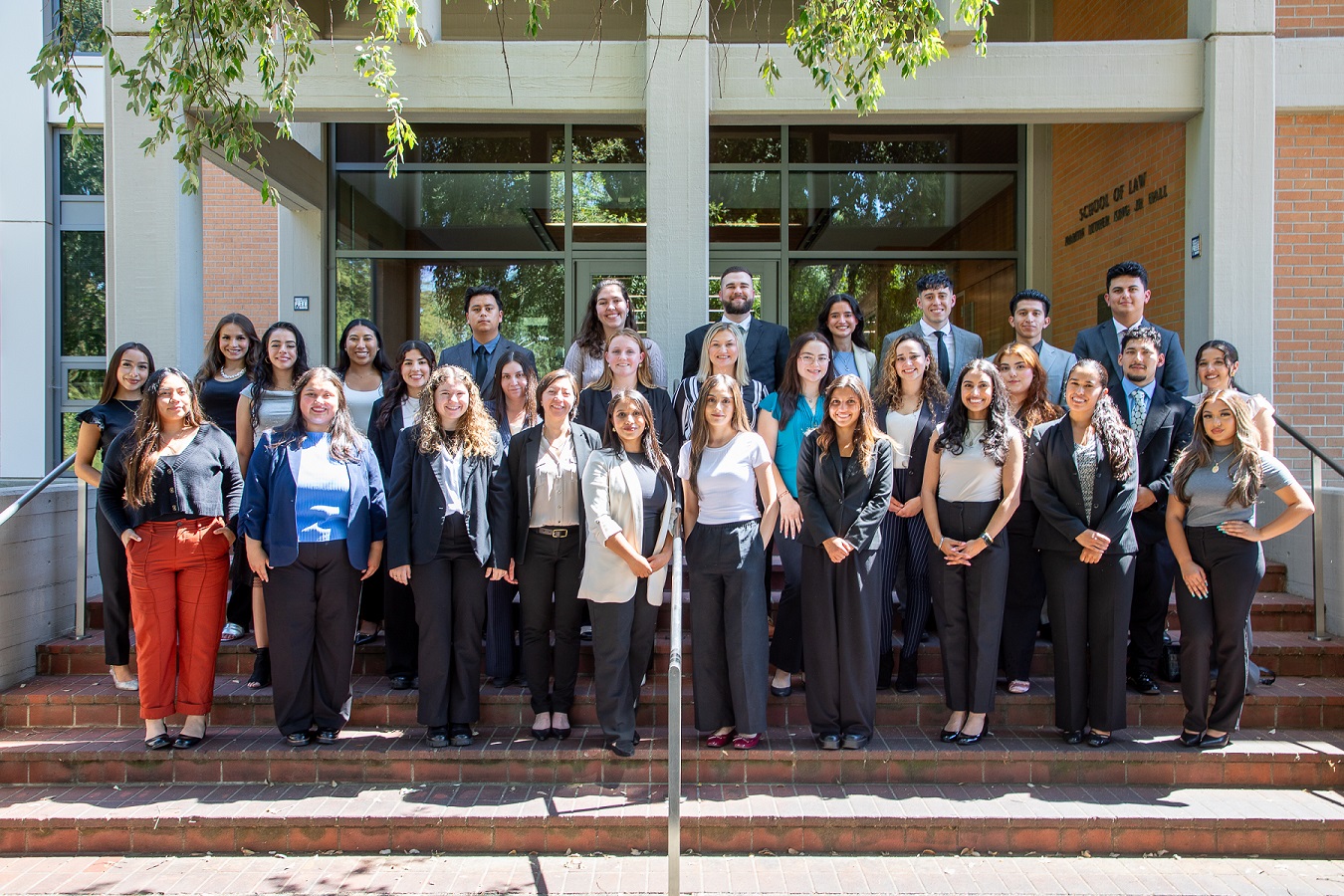 Group photo of KHOP Summer 2024 participants in front of King Hall