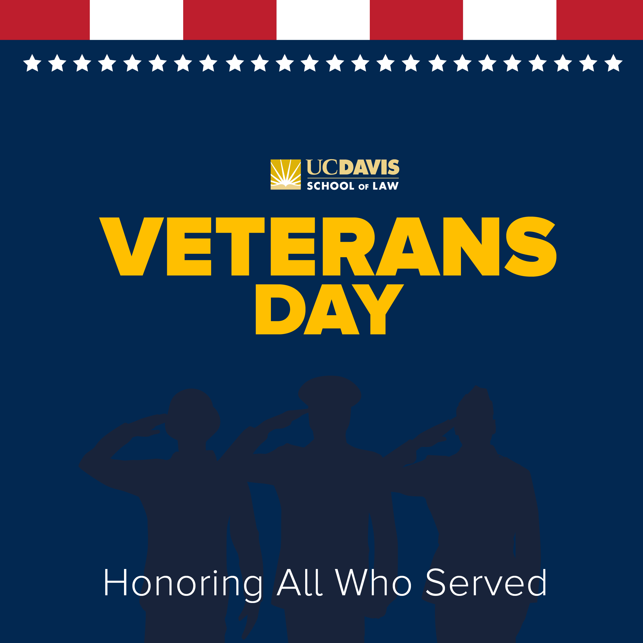 A blue graphic with yellow text.